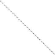 Cadena de bolas 1.9 mm de Plata 925 x50 cm