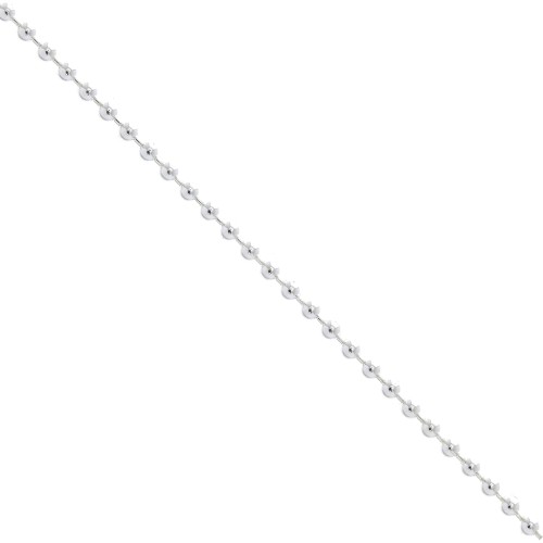 Cadena de bolas 1.9 mm de Plata 925 x50 cm