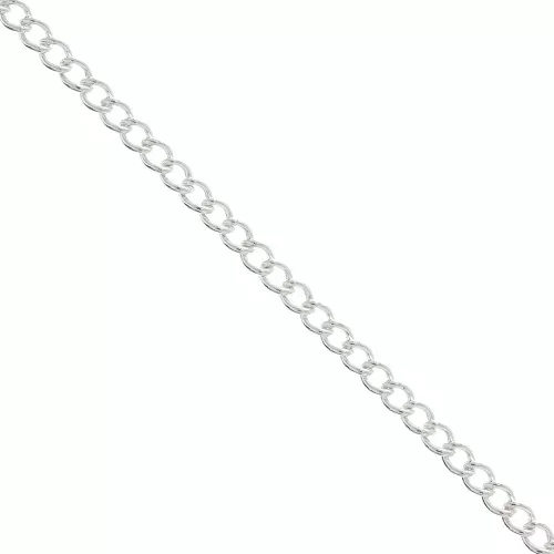 Cadena eslabón brazalete 2.5 mm de Plata 925 x50cm