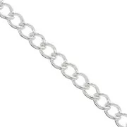 Cadena eslabón brazalete 2.5 mm de Plata 925 x50cm