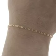 Cadena rectangular 1.9 mm Gold filled x50cm