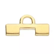 Cymbal - Terminal para tejido de cuentas Tila Beads 15x8 mm Soros II Dorado oro fino x1