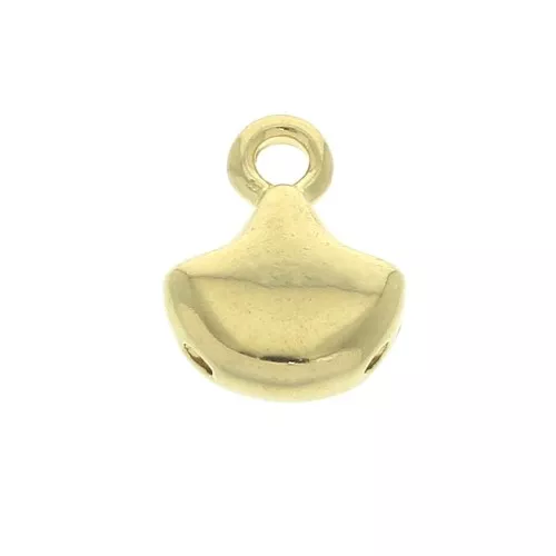 Cymbal - Terminal para tejido de cuentas Ginko Duo 10x7.5 mm Karavos Dorado oro fino x1