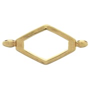 Cymbal - Terminal para cuentas Superduo 31x15 mm Kotroni Dorado oro fino x1