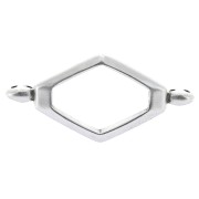 Cymbal - Terminal para cuentas Superduo 31x15 mm Kotroni de Plateado envej x1|raw }}