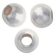 Cuentas redondas de 5 mm - Plata 925 x20