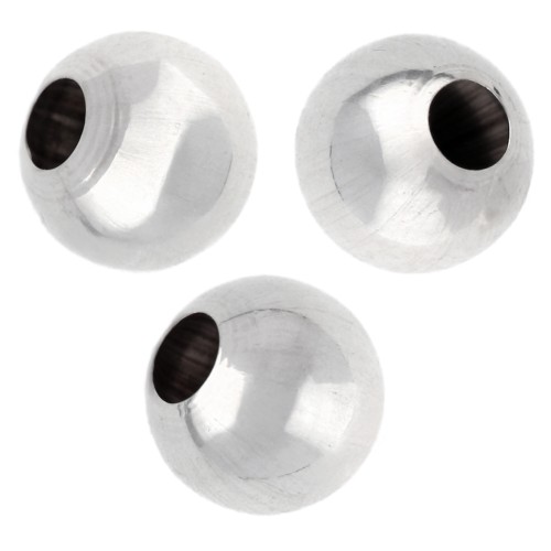 Perladas 5 mm de Plata 925 x20