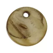 Lote de 10 Cequíes de Nácar 12,5 mm Light bronze