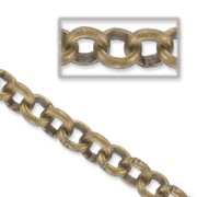 Cadena malla Jaseron 4.8 mm bronce x1m|raw }}