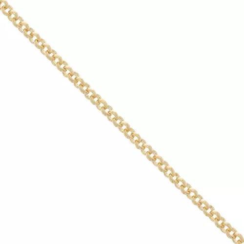 Cadena malla Jaseron 3.5 mm dorado x1m