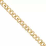 Cadena malla Jaseron 3.5 mm dorado x1m
