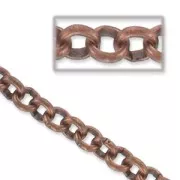 Cadena malla Jaseron 3.5 mm cobre antiguo x1m