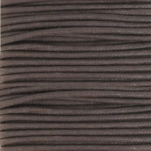 Hilo algodón encerado 2 mm Moreno x5 m