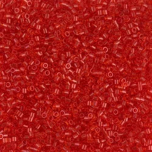 Miyuki Delica 15/0 DBS0704 - Transparent Red Naranja x5g