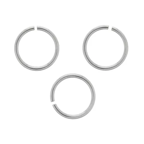 Anillas abiertas 7x0.7 mm Acero inoxidable  316L x10