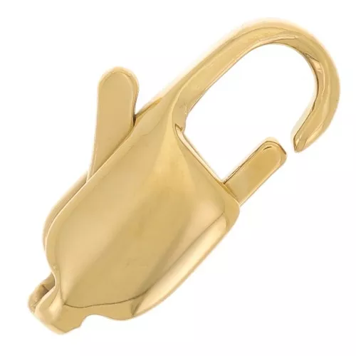 Mosquetón de 15 mm de longitud - Acero inoxidable 316L dorado x1