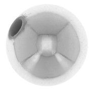 Cuentas redondas CCB Metallic Acrylic 10mm - Plateado x10