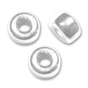 Separadores  6,3x3,3 mm Plata 925 x6