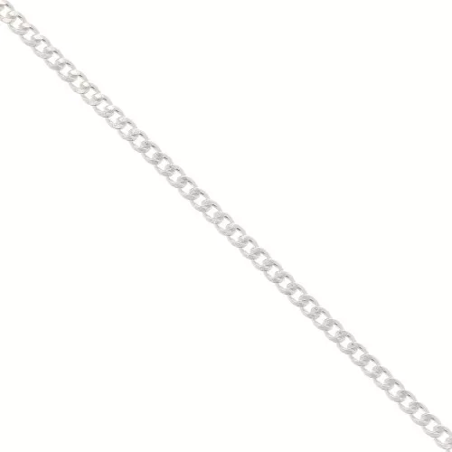 Cadena malla plana 1.4 mm Plata 925 x1m