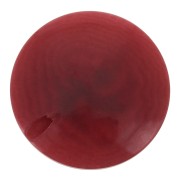 Cuenta de Tagua redonda aplanada 20 mm - Granate x1|raw }}