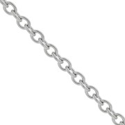 Cadena malla Forçat 3.1 mm de Acero inoxidable  316L x1m|raw }}