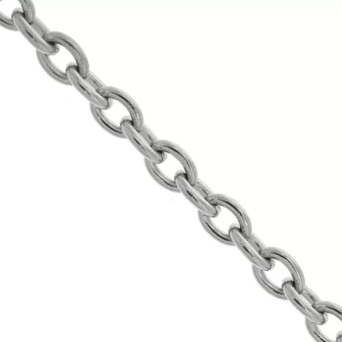Cadena malla Forçat 3.8 mm de Acero inoxidable 316L x1m
