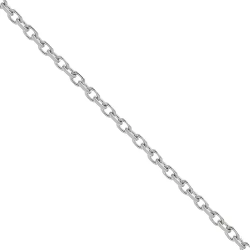 Cadena malla Forçat plana 1.3 mm de Acero inoxidable 316L x1m