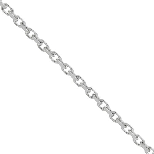 Cadena malla Forçat plana 1.8 mm de Acero inoxidable 316L x1m