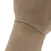 Cadena malla Forçat 2 mm de Acero inoxidable  316L x1m