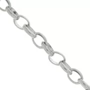 Cadena malla Jaseron 2.7 mm de Acero inoxidable 316L x1m