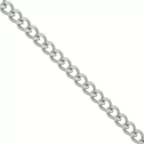 Cadena malla Gourmette 3 mm de Acero inoxidable 316L x1m