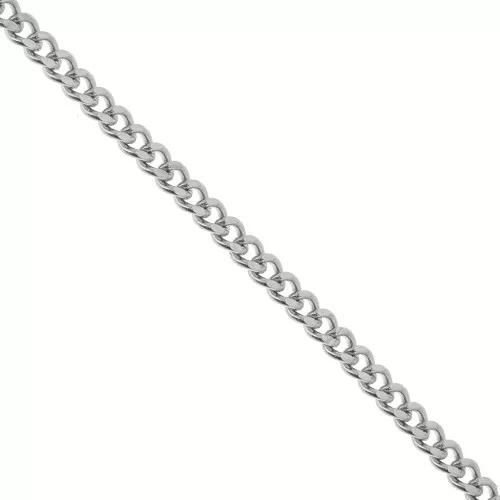 Cadena malla Gourmette 2.15 mm de Acero inoxidable 316L x1m