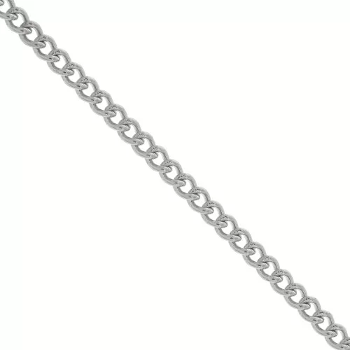 Cadena malla Gourmette 2.1 mm de Acero inoxidable 316L x1m