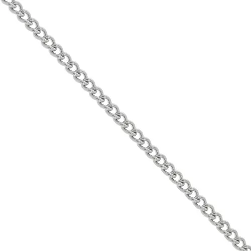 Cadena malla Gourmette 1.8 mm de Acero inoxidable  316L x1m