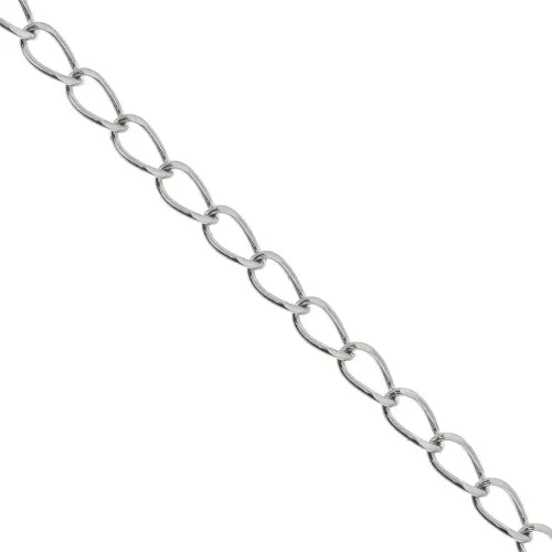 Cadena malla Rombo 2.45 mm de Acero inoxidable  316L x1m