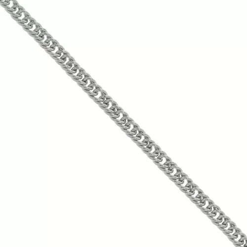 Cadena malla Gourmette 2 mm de Acero inoxidable 316L x1m
