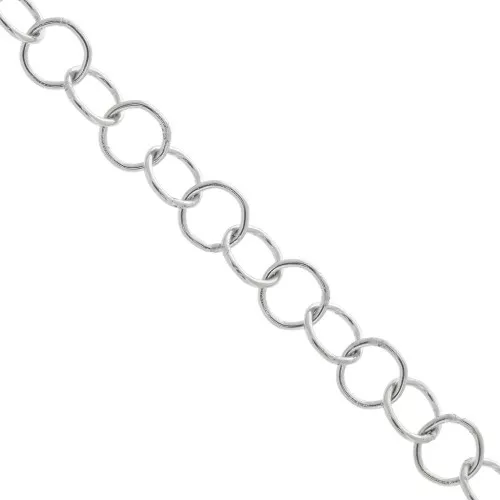 Cadena malla Forçat 4 mm de Acero inoxidable  316L x1m