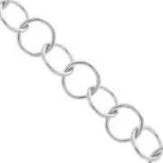 Cadena malla Forçat 4 mm de Acero inoxidable  316L x1m