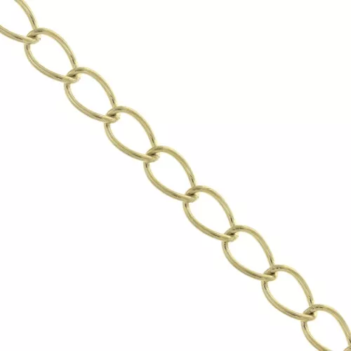 Cadena malla Rombo 3.5 mm de Acero inoxidable Dorado 316L x50cm