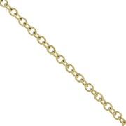Cadena malla Forçat 2 mm de Acero inoxidable  Dorado 316L x50cm|raw }}