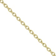 Cadena Forçat 2mm Espejo - Acero inoxidable 316L dorado x50cm|raw }}