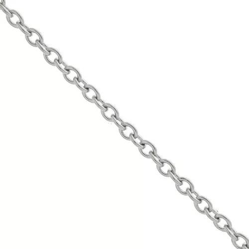 Cadena malla Forçat 2 mm de Acero inoxidable  316L x1m