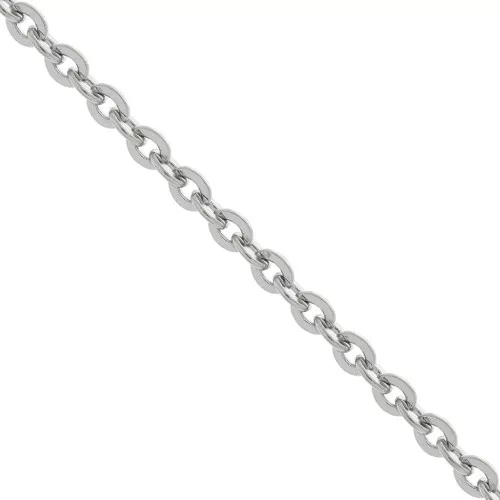 Cadena malla Forçat miroir 2.3 mm de Acero inoxidable  316L x1m