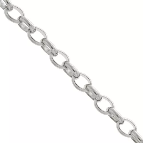 Jaseron cadena de malla ovalada 3,5 mm - acero inoxidable 316L x1m