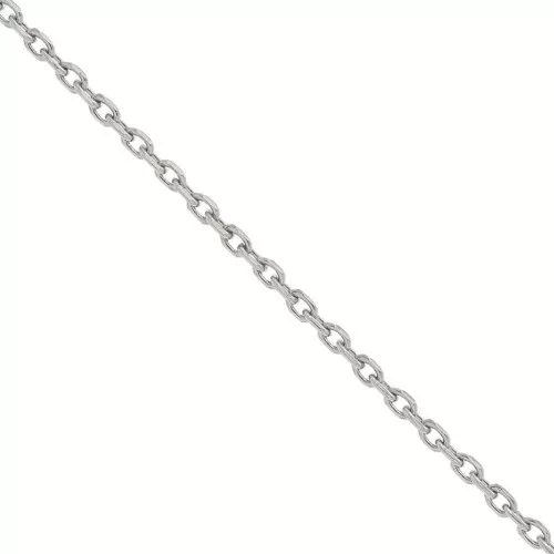 Cadena malla Forçat rectangular 1.3 mm de Acero inoxidable 316L x1m