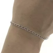 Cadena malla Rombo 3.5 mm de Acero inoxidable 316L x1m