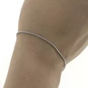 Cadena malla Vénitienne 1.2 mm de Acero inoxidable  316L x1m