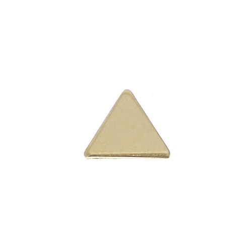 Accesorios forma triangular para pegar 5x5.7 mm de Gold filled x1
