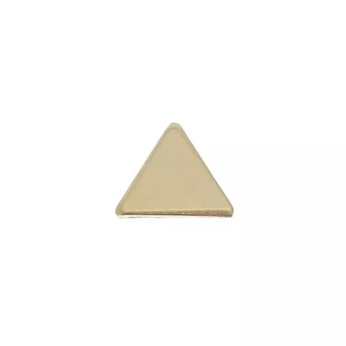 Accesorios forma triangular para pegar 5x5.7 mm de Gold filled x1