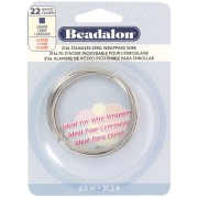 Alambre cuadrado de 0,64 mm - acero inoxidable 316L x6,5 m